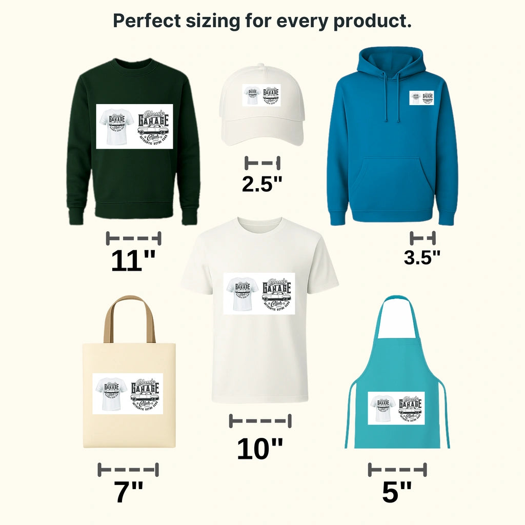 Cars Classic Garage Club Detroit Clasic Car Designs - DTF Heat Transfer - transferlegend