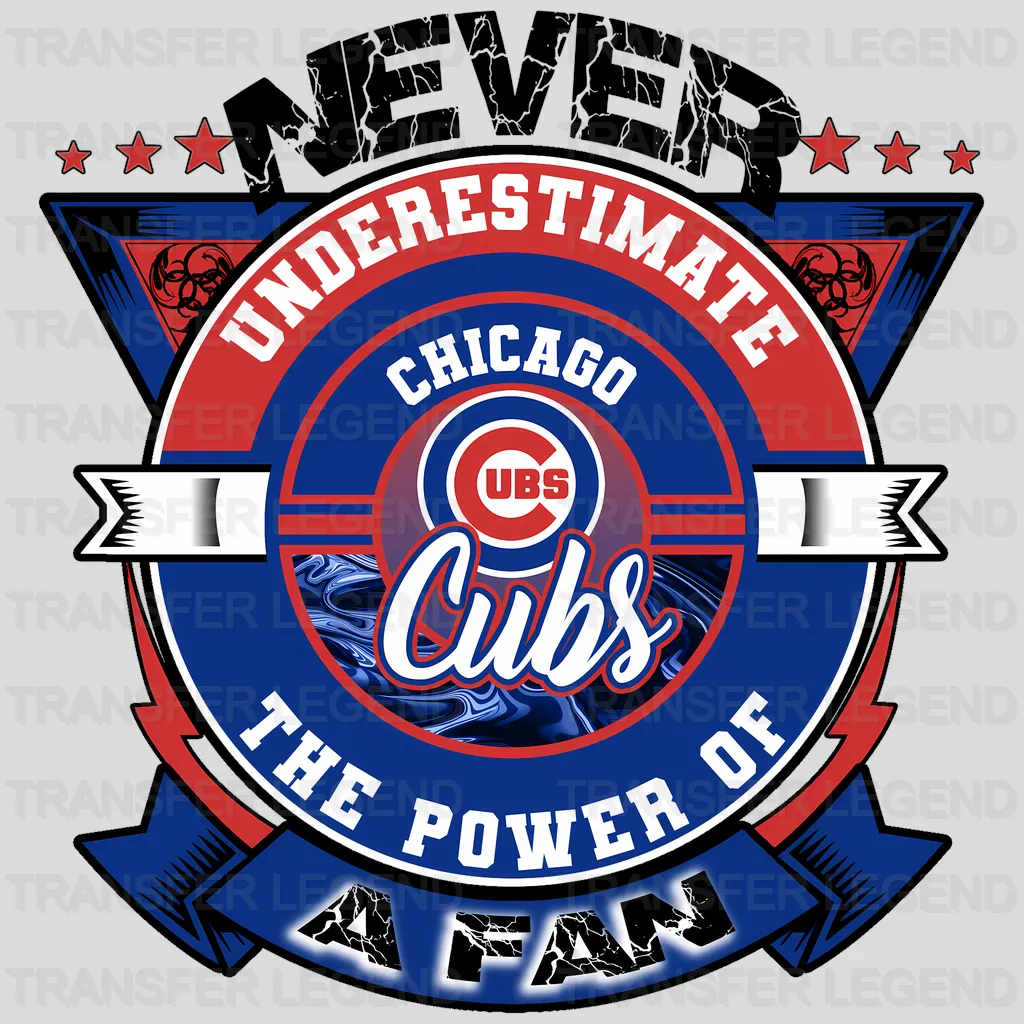 Chicago Cubs MLB DTF Iron On Transfer