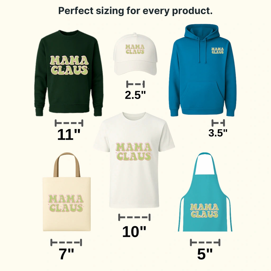 MAMA CLAUS SPARK Christmas Design - DTF heat transfer - transferlegend