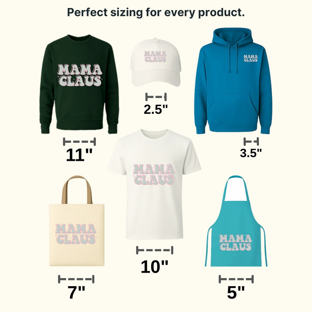 MAMA CLAUS Christmas Design - DTF heat transfer - transferlegend