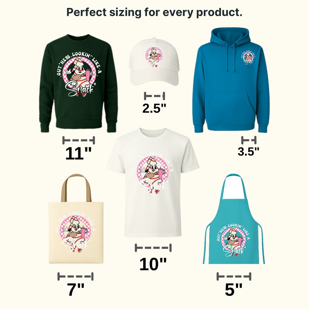 LOOKIN LIKE A SNACK, Christmas Design, Dtf Heat Transfer - transferlegend