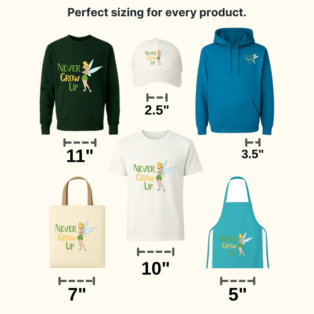 Tinkerbell Design - DTF heat transfer - transferlegend