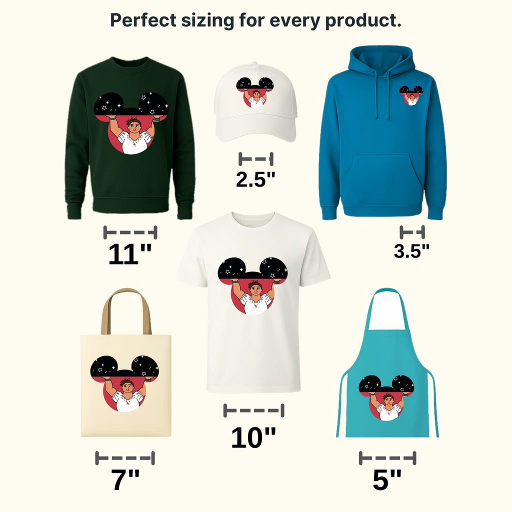 Encanto Luisa Madrigal Micky Ears Design - DTF heat transfer - transferlegend