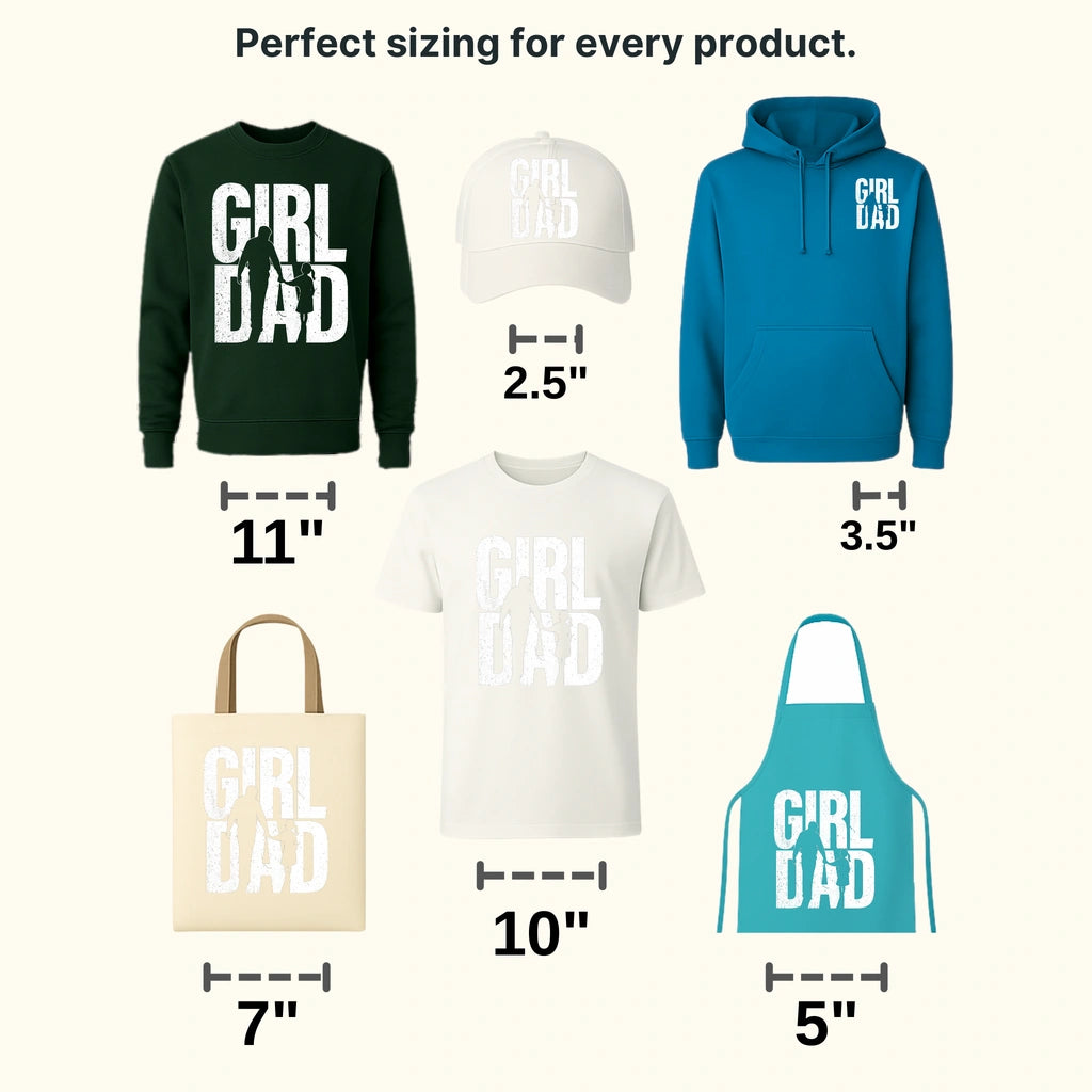 Girl Dad Design - DTF heat transfer - transferlegend