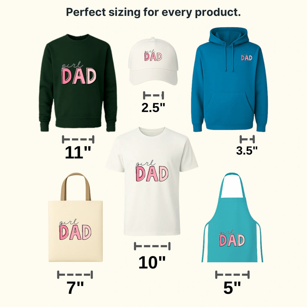 Girl Dad Design - DTF heat transfer - transferlegend