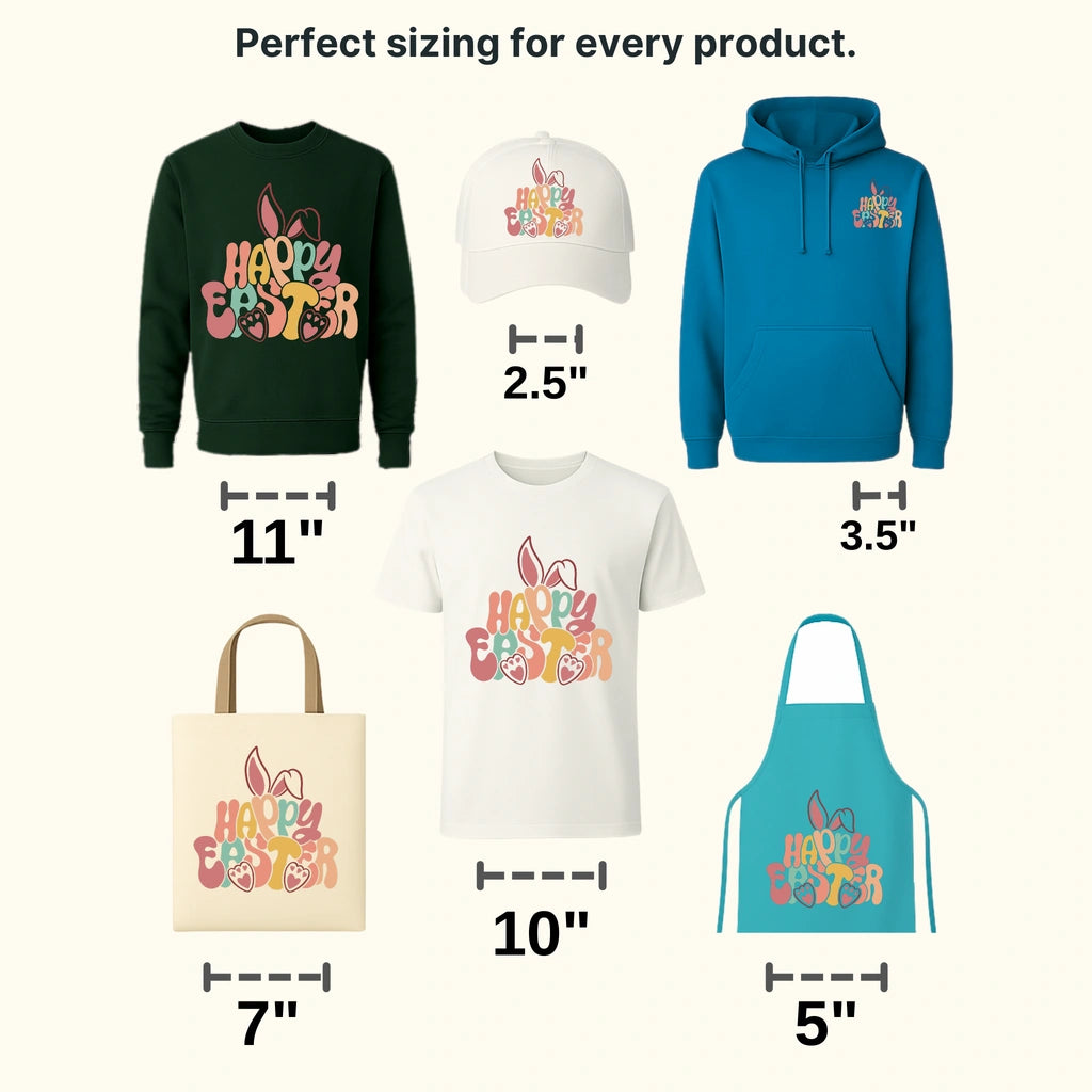 Happy Easter Design - DTF heat transfer - transferlegend