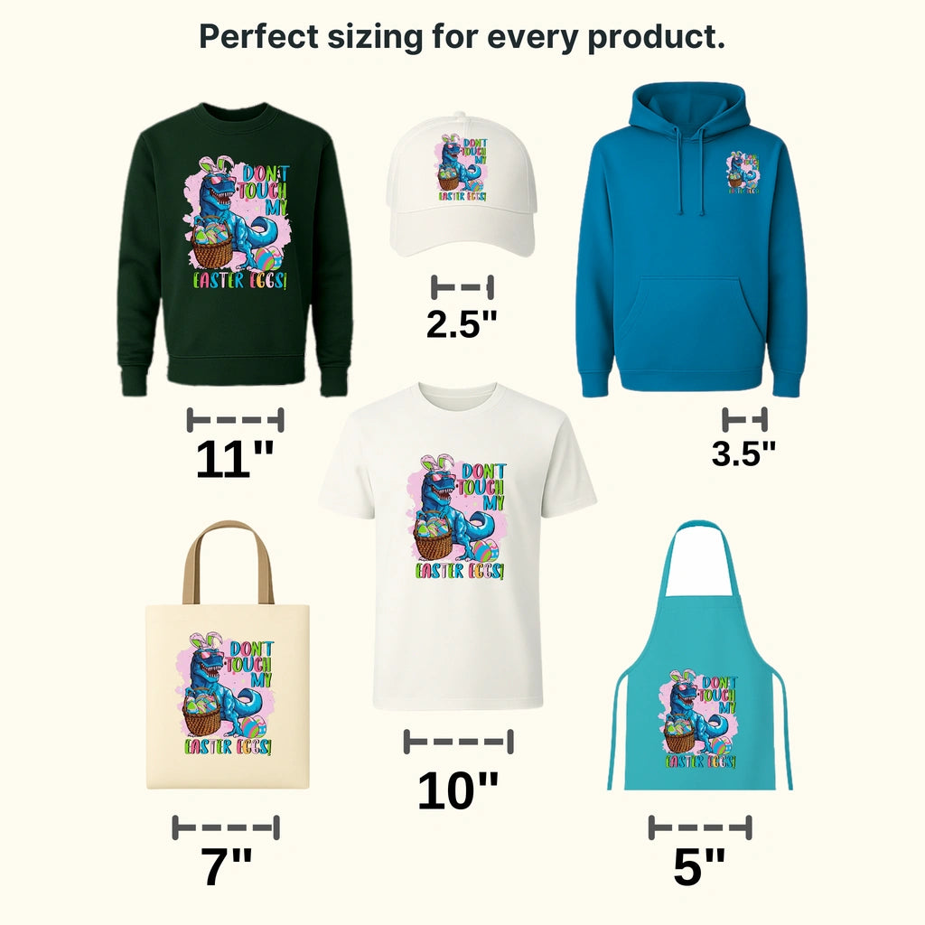 Don't Touch My Easter Eggs! Easter Design - DTF heat transfer - transferlegend
