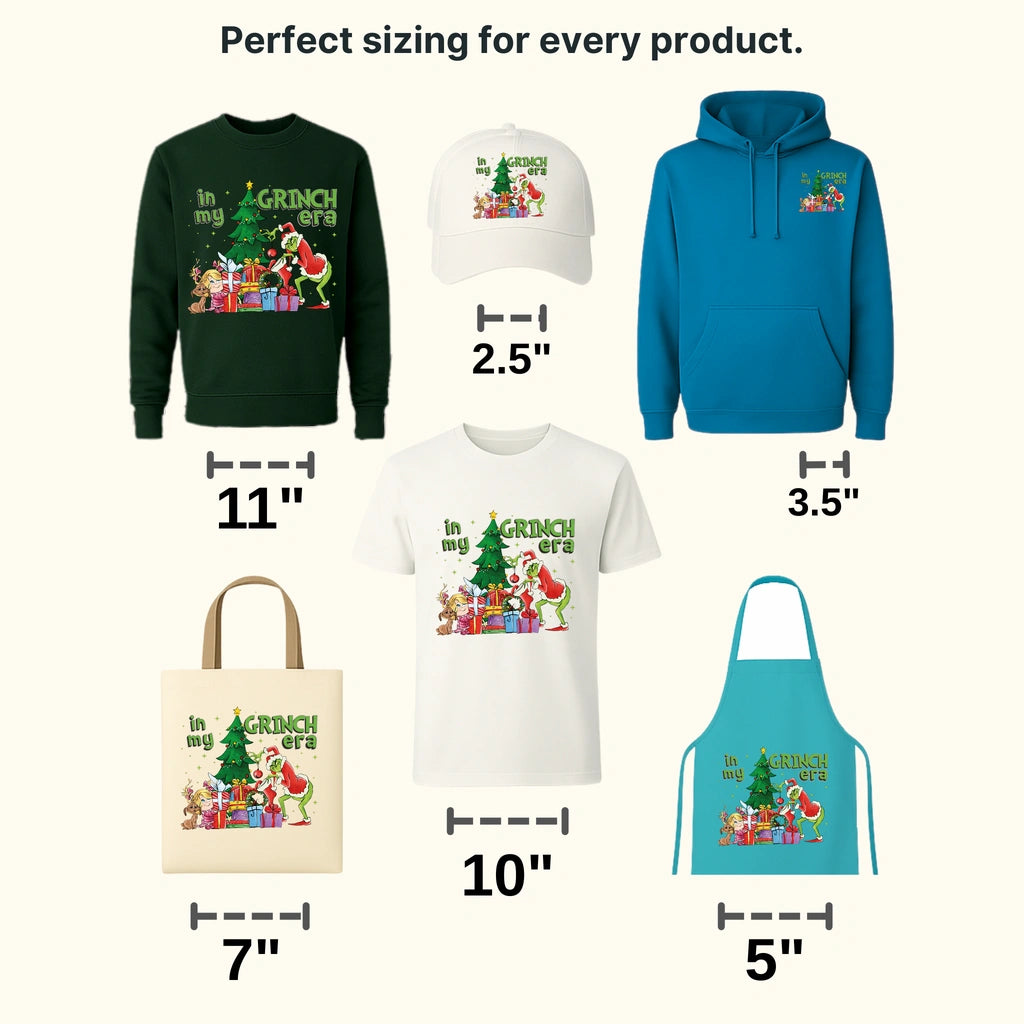 GRINCH ERA Christmas Design - DTF heat transfer - transferlegend