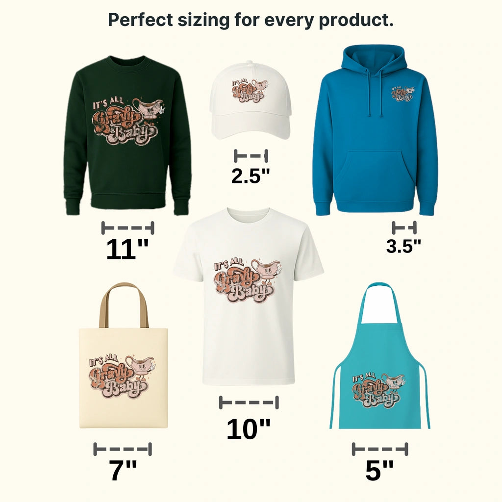 GRAVY BABY THANKS GIVING Design - DTF heat transfer - transferlegend