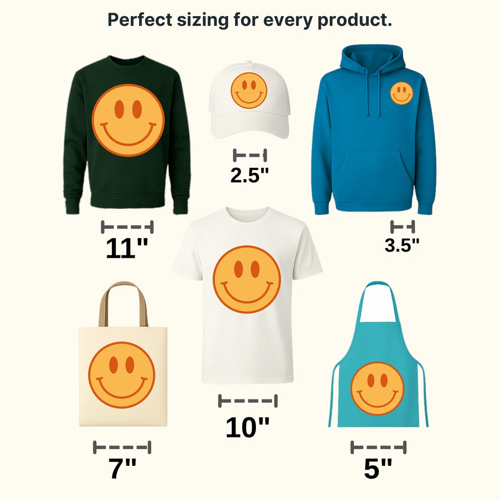 Smiley Face - Retro Summer - Good Vibes - Retro Smiley - Aesthetic Retro Design - DTF heat transfer - transferlegend