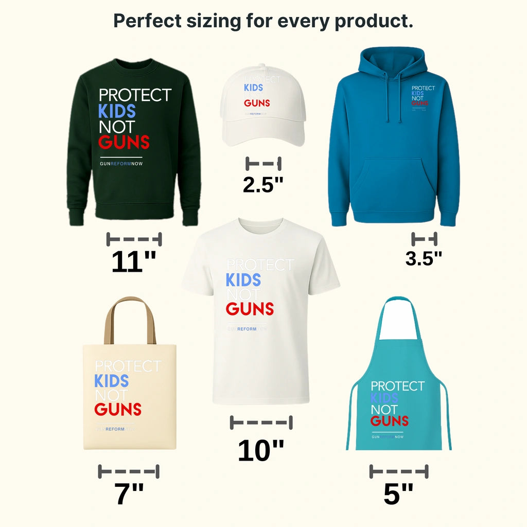 Protect Kids Not Guns Gun Reform Now - Stop School Shooting - Gun Violence - Design - DTF heat transfer - transferlegend