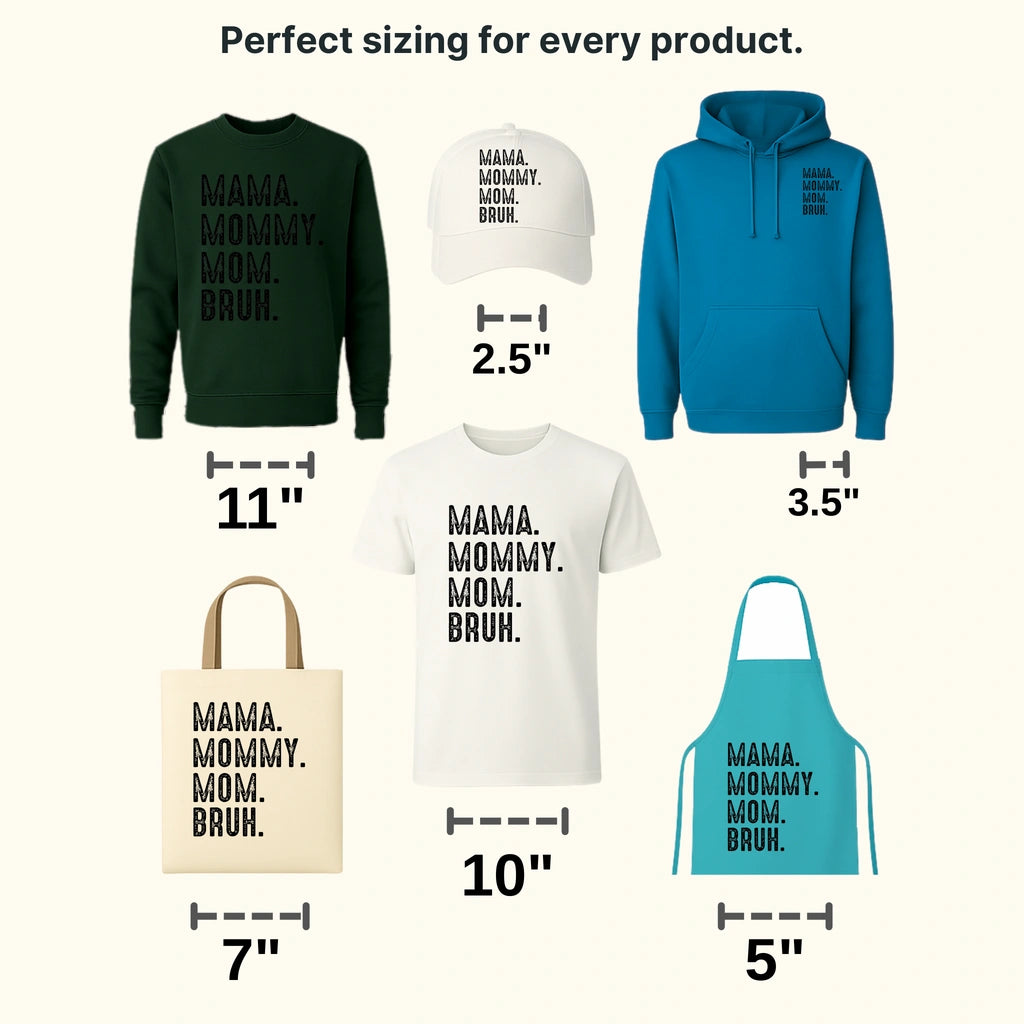 Mama Mommy Mom Bruh - Mothers Day - Funny Mom - Design - DTF heat transfer - transferlegend
