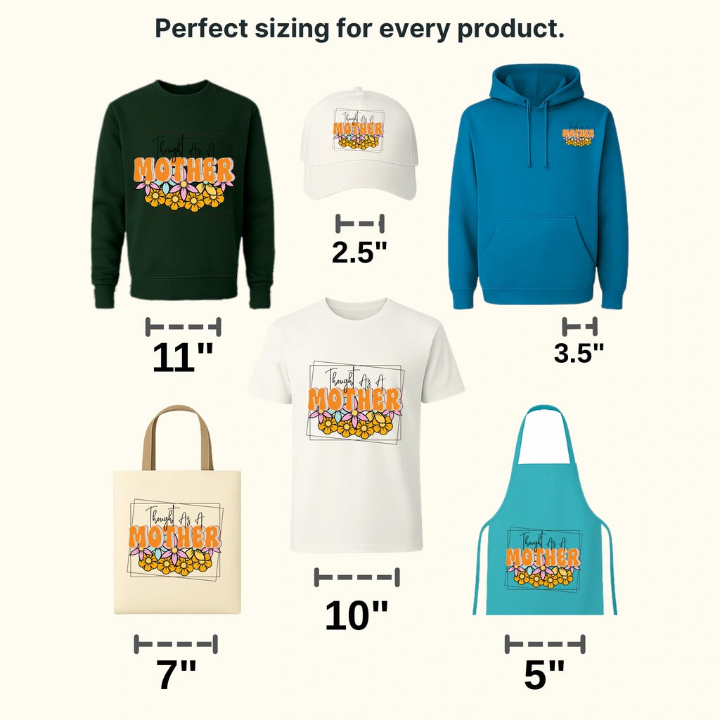 Thought As A Mother - Mothers Day - Funny Mom - Design - DTF heat transfer - transferlegend