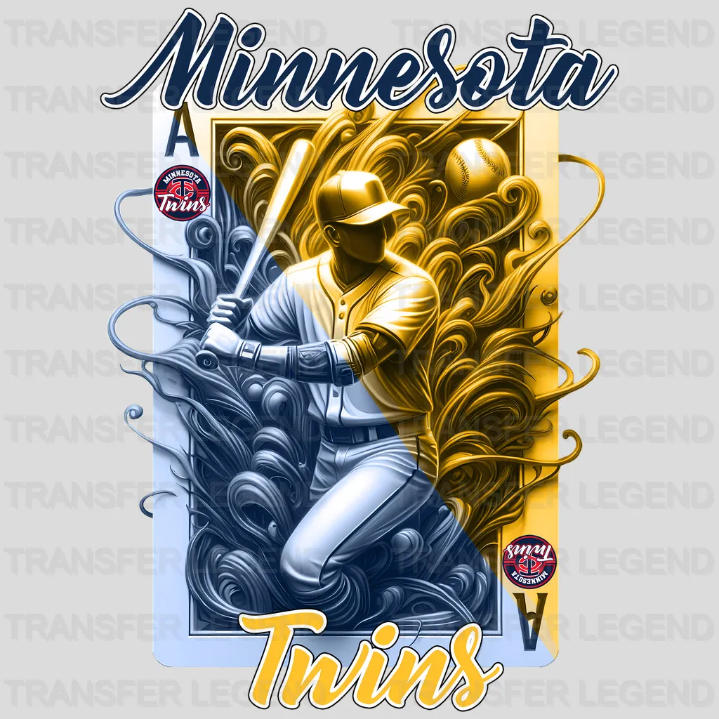 Minnesota Twins MLB Vintage Grunge Poster Graphic - DTF Iron On Transfer