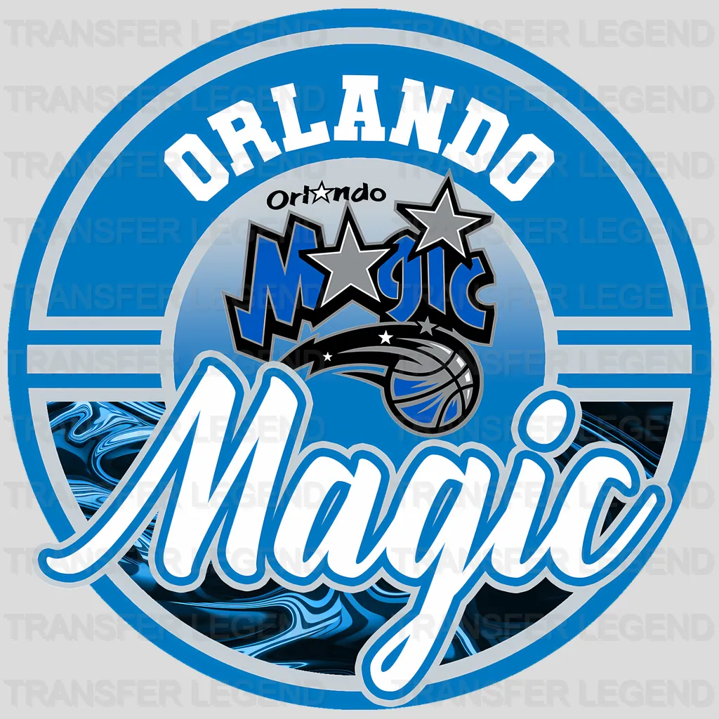 Orlando Magic NBA Classic Circle Logo Badge - DTF Iron On Transfer