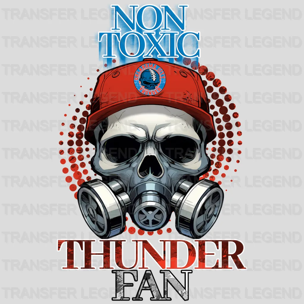 Oklahoma City Thunder NBA Oklahoma City Non Toxic Fan DTF Iron On Transfer