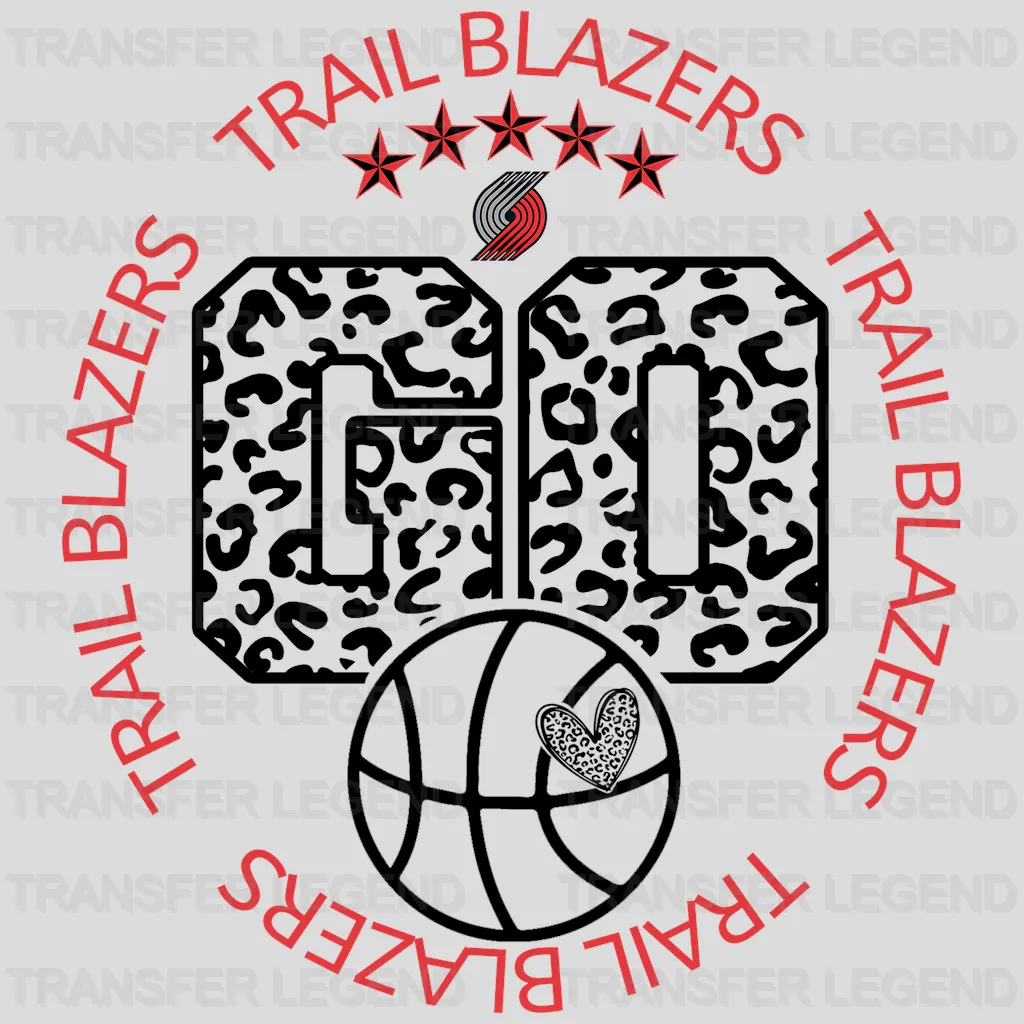 Portland Trail Blazers NBA Portland Trail Go DTF Iron On Transfer