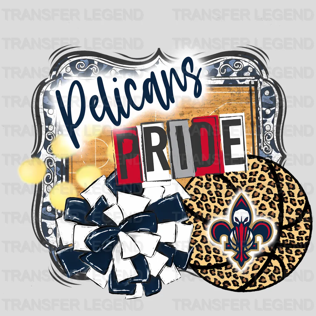 New Orleans Pelicans NBA Pride DTF Iron On Transfer