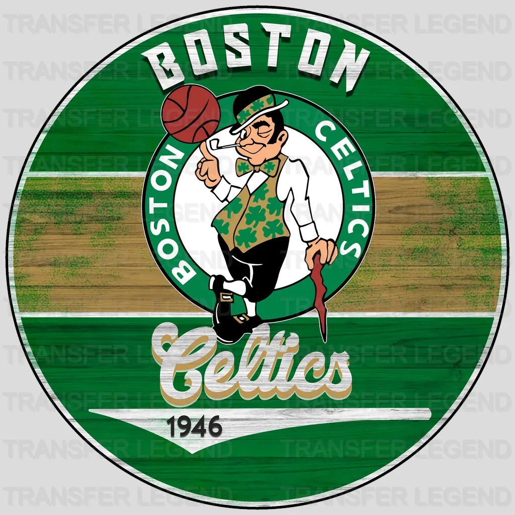Boston Celtics NBA Est 1946 DTF Iron On Transfer