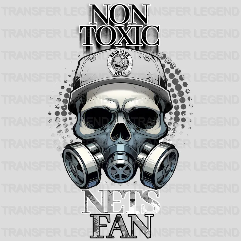 Brooklyn Nets NBA Non Toxic Fan DTF Iron On Transfer
