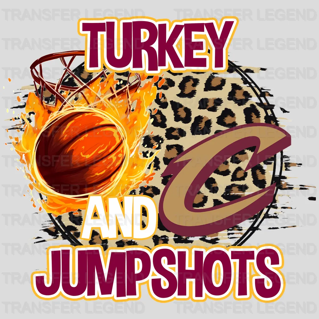 Cleveland Cavaliers NBA Repeated Text Pattern Block Logo - DTF Iron On Transfer