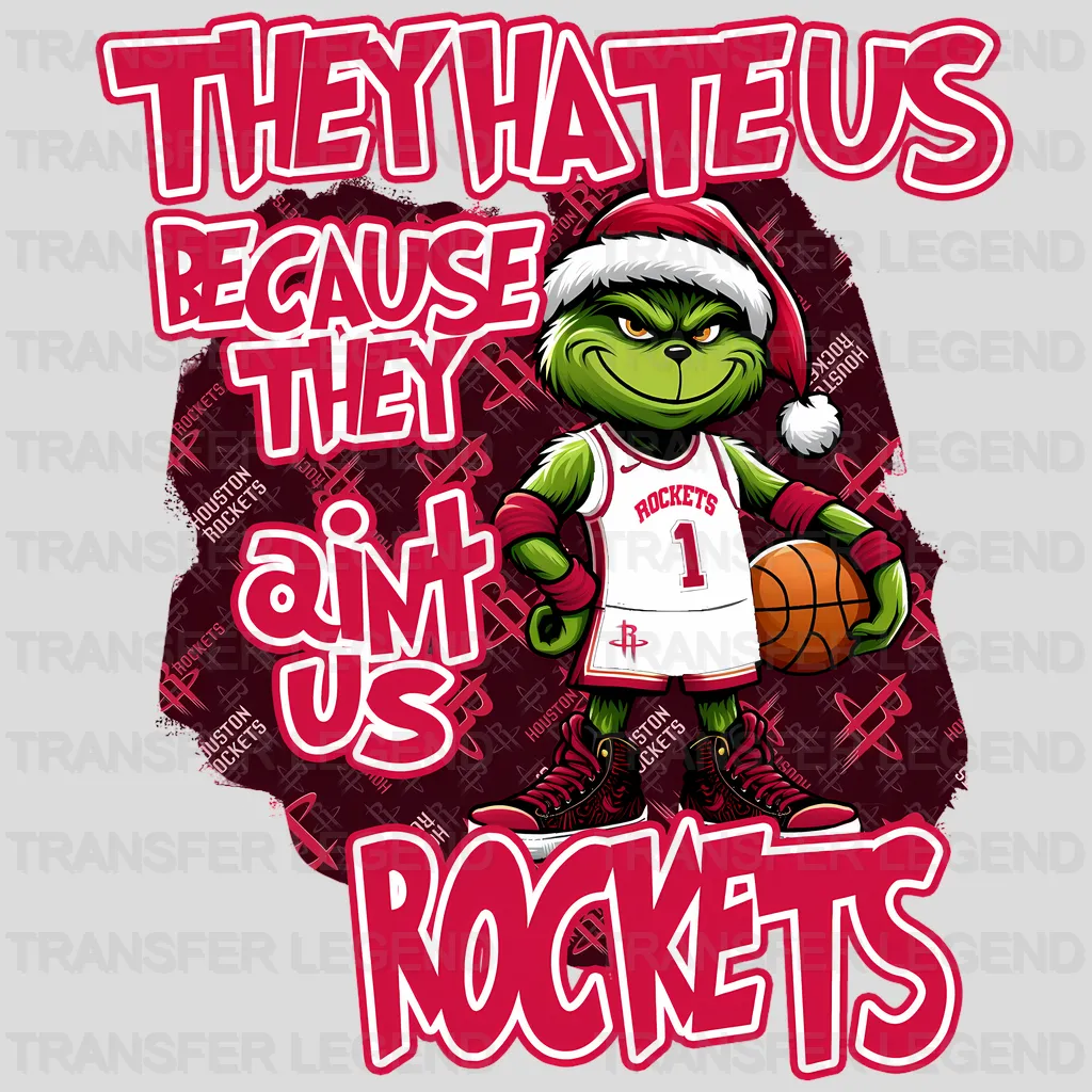 Houston Rockets NBA Graffiti Art - DTF Iron On Transfer