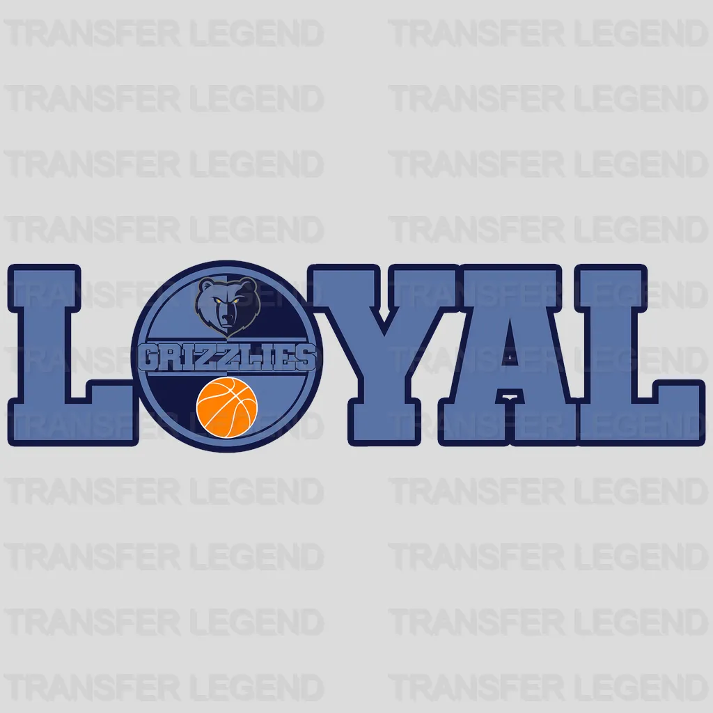 Memphis Grizzlies NBA Loyal DTF Iron On Transfer