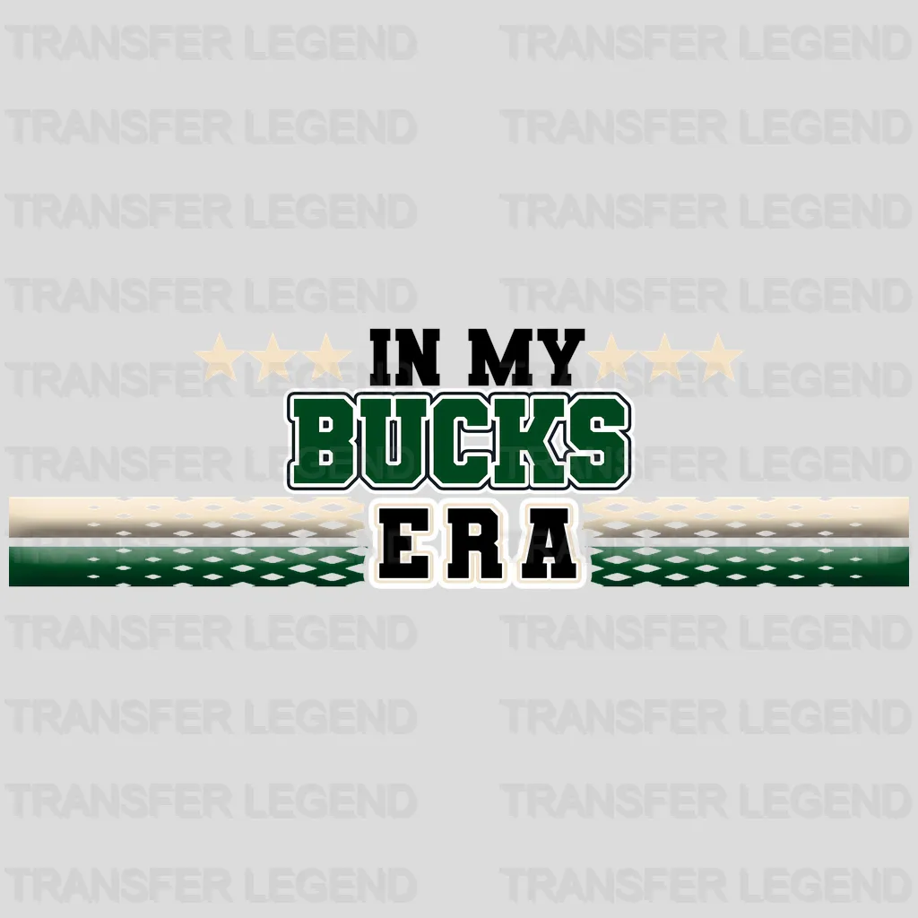 Milwaukee Bucks NBA In My Bucks Era DTF Iron On Transfer