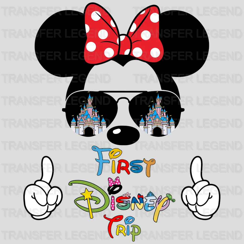 Mouse Trip 2025 Design - Cartoon DTF Transfer - transferlegend