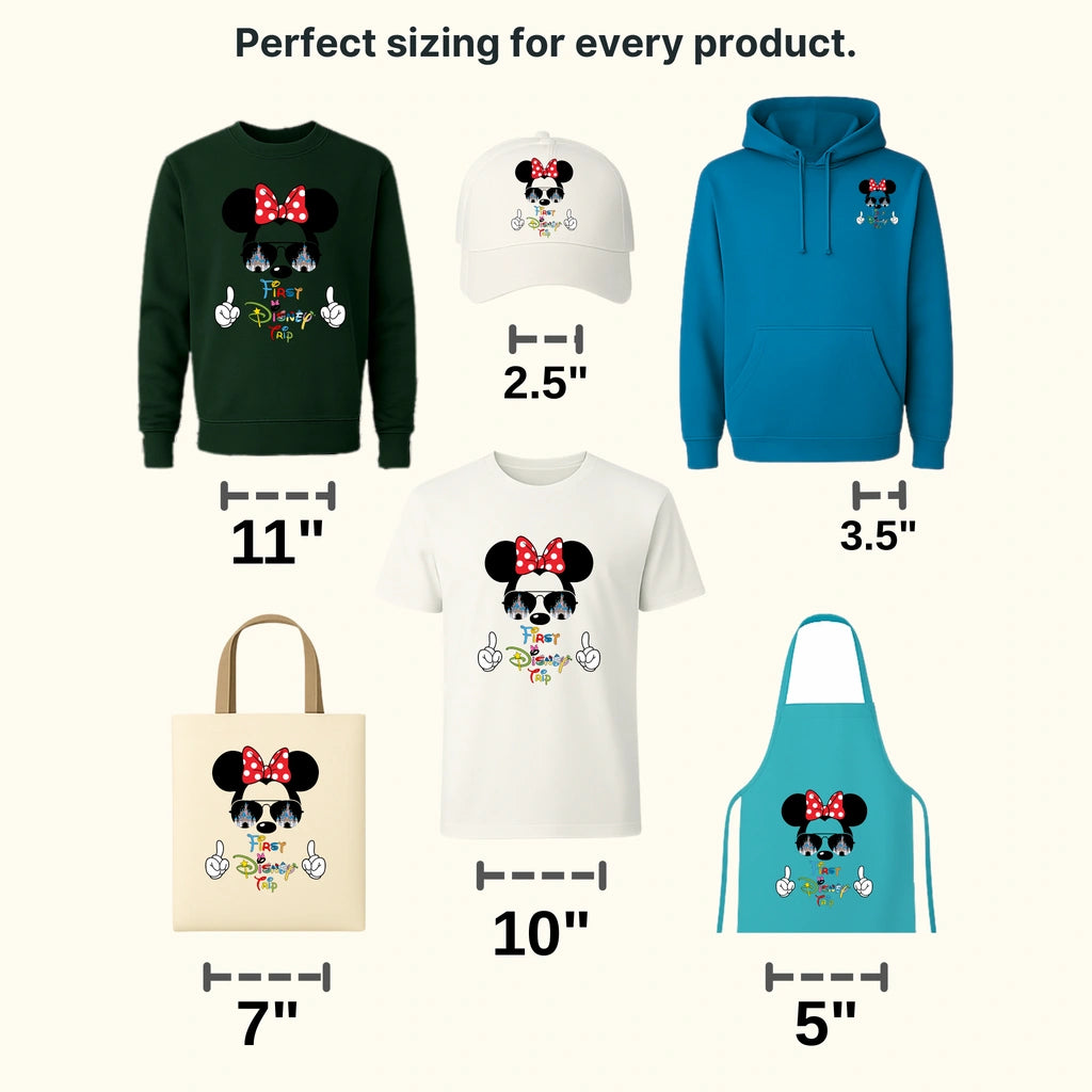 Mouse Trip 2025 Design - Cartoon DTF Transfer - transferlegend