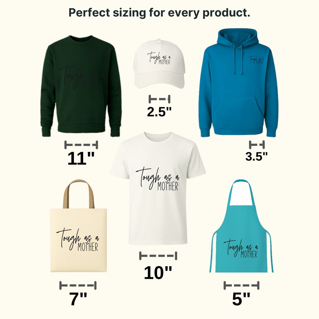 Tough As A Mother - Mother's Day - Strong Mama - Design - DTF heat transfer - transferlegend