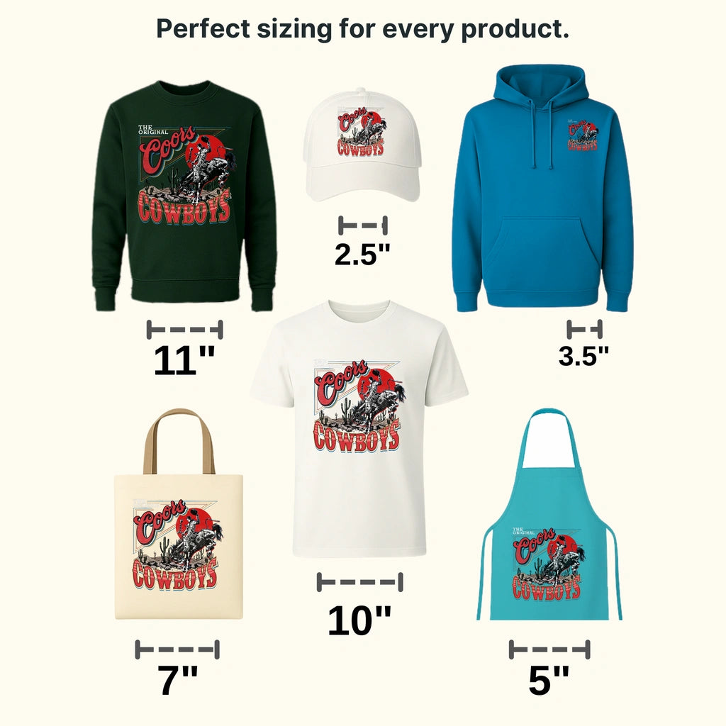 Coors Cowboys - Rodeo Houston DTF Transfer - transferlegend