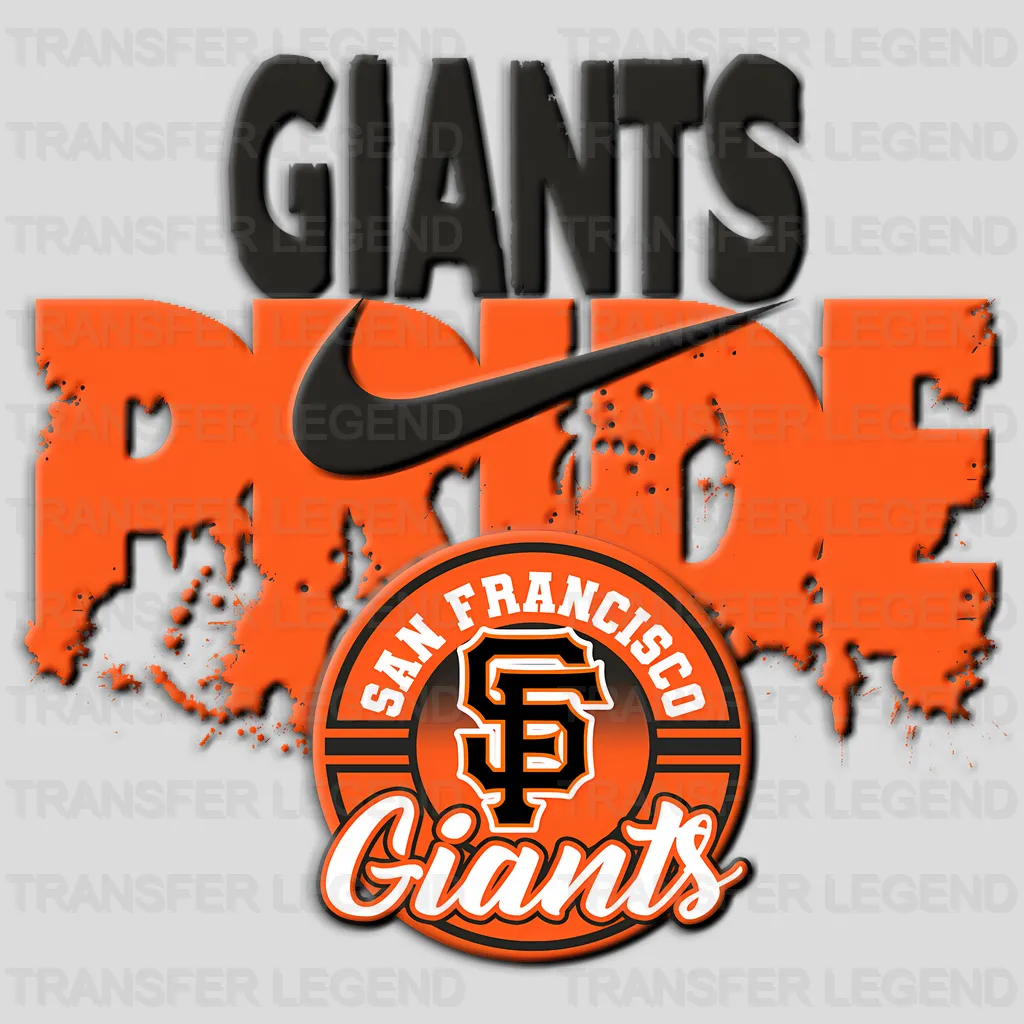 San Francisco Giants MLB Classic Shield Logo Badge - DTF Iron On Transfer