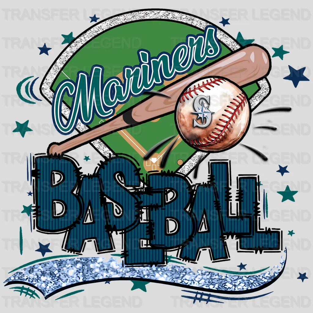 Seattle Mariners MLB DTF Iron On Transfer