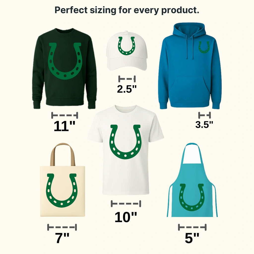 Horseshoe St. Patrick's Day Design - DTF heat transfer - transferlegend