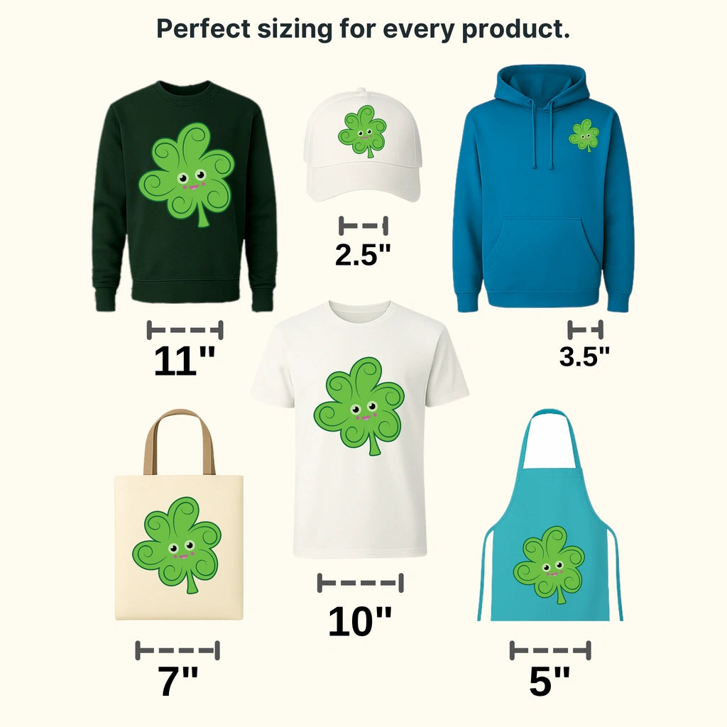 Clover St. Patrick's Day Design - DTF heat transfer - transferlegend