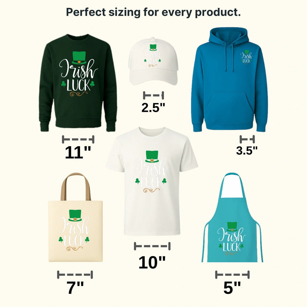 Irish Luck St. Patrick's Day Design - DTF heat transfer - transferlegend
