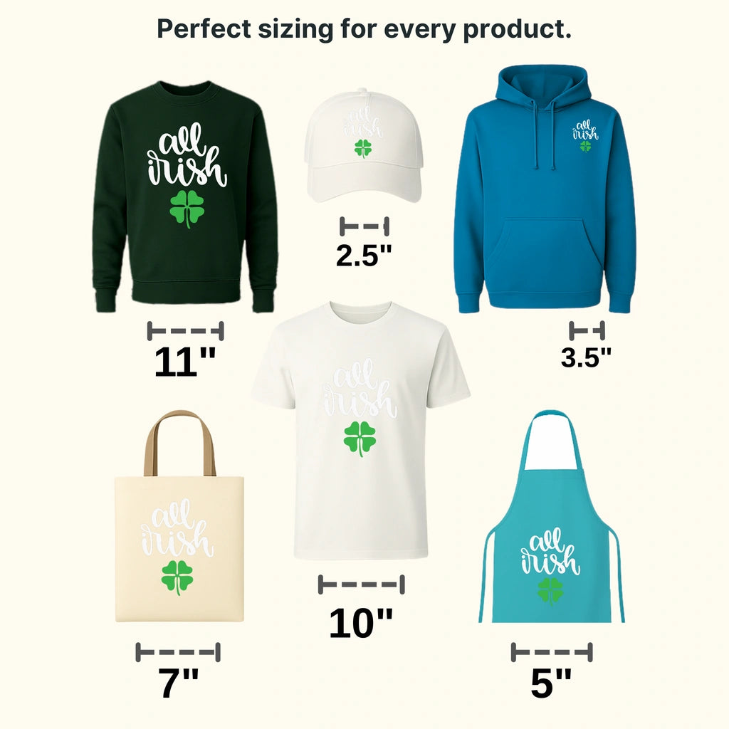 All Irish St. Patrick's Day Design - DTF heat transfer - transferlegend