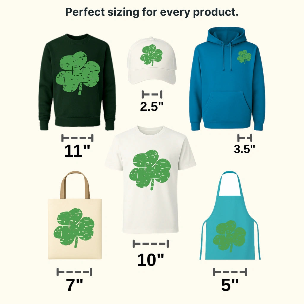 Cloverleaf St. Patrick's Day Design - DTF heat transfer - transferlegend