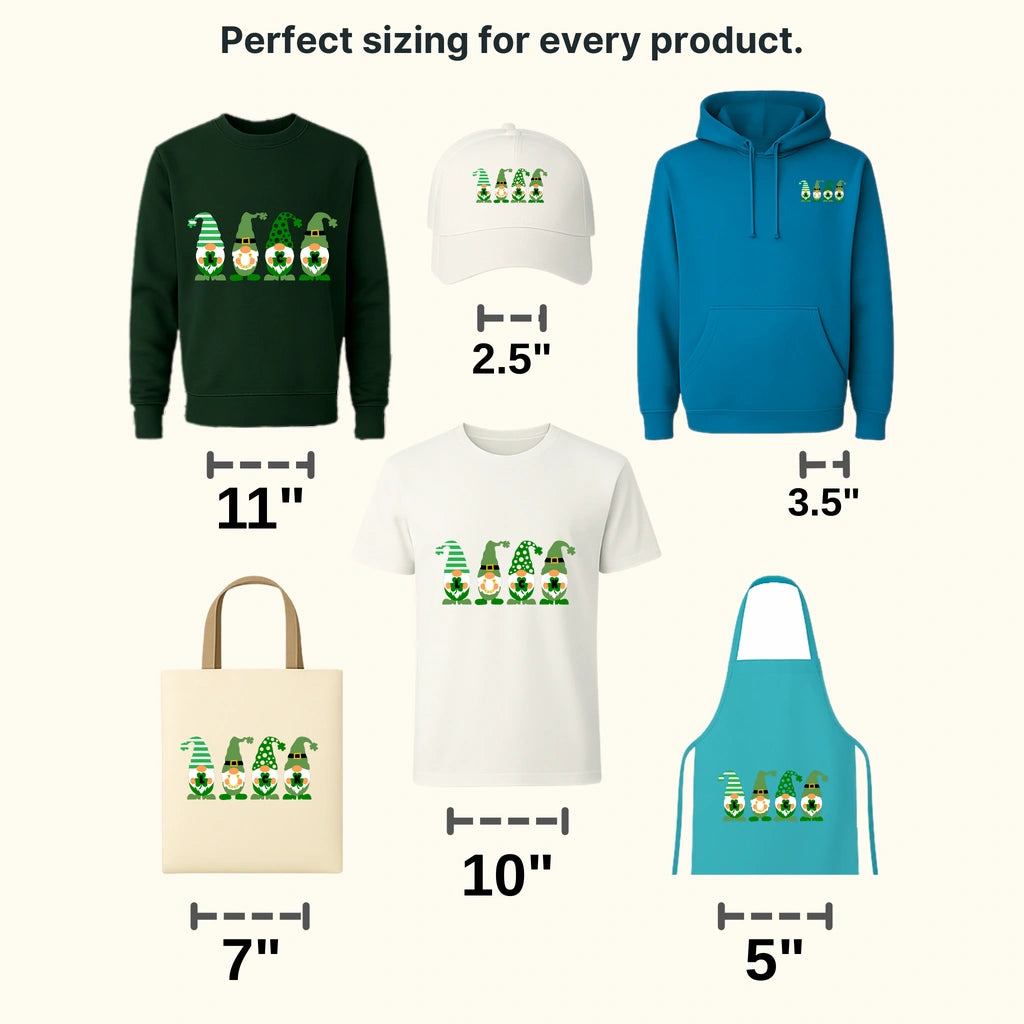 Gnomies St. Patrick's Day Design - DTF heat transfer - transferlegend