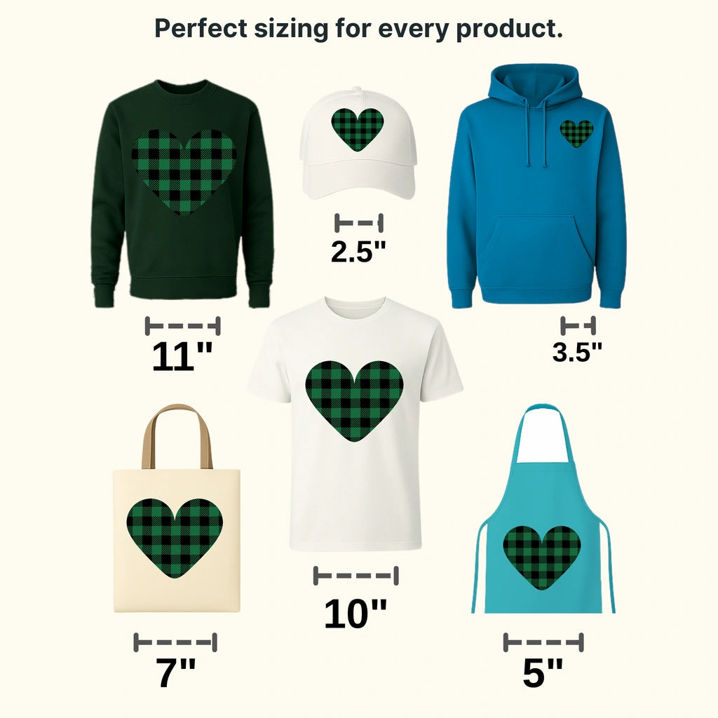 Heart St. Patrick's Day Design - DTF heat transfer - transferlegend