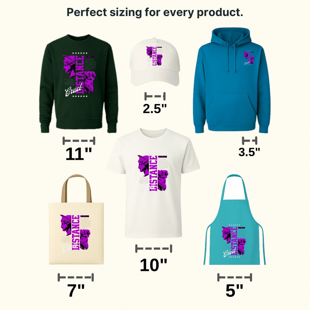 Cruel Distance Streetwear Design - DTF Heat Transfer - transferlegend