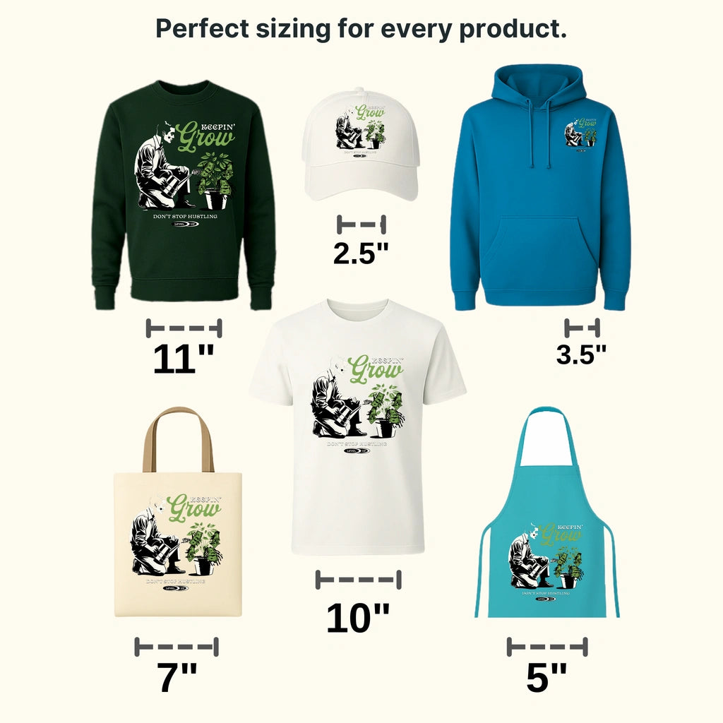 Keepin Grow Streetwear Design - DTF Heat Transfer - transferlegend