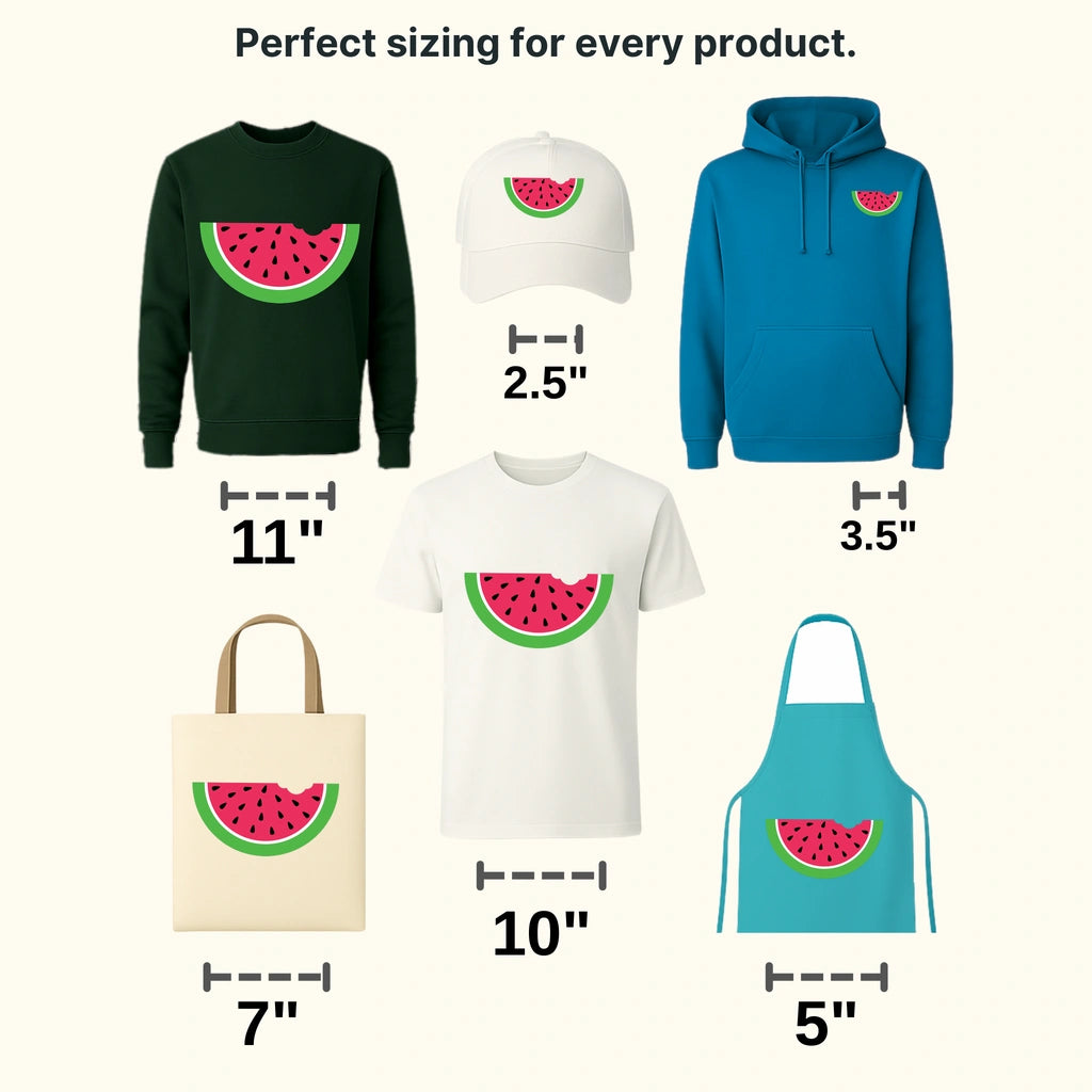 Watermelon Half Piece - Beach Vacation Design - DTF heat transfer - transferlegend