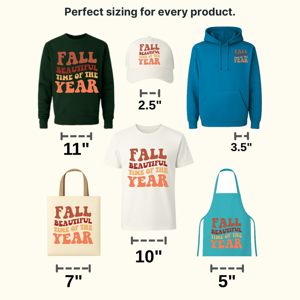 Fall Beautiful Time Of The Year Design - DTF heat transfer - transferlegend