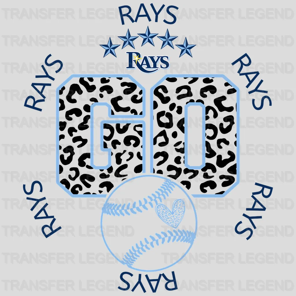 Tampa Bay Rays MLB DTF Iron On Transfer