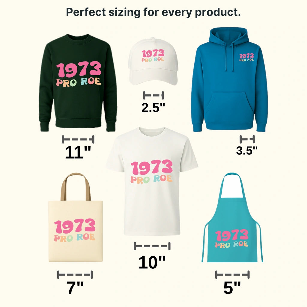 1973 Pro Roe V. Wade Design - DTF heat transfer - transferlegend