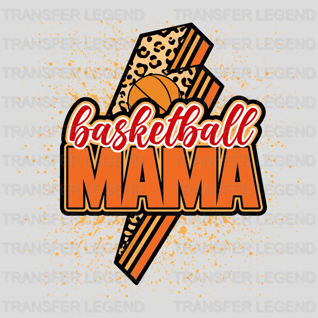 Basketball Mama Lightning DTF Transfer - transferlegend