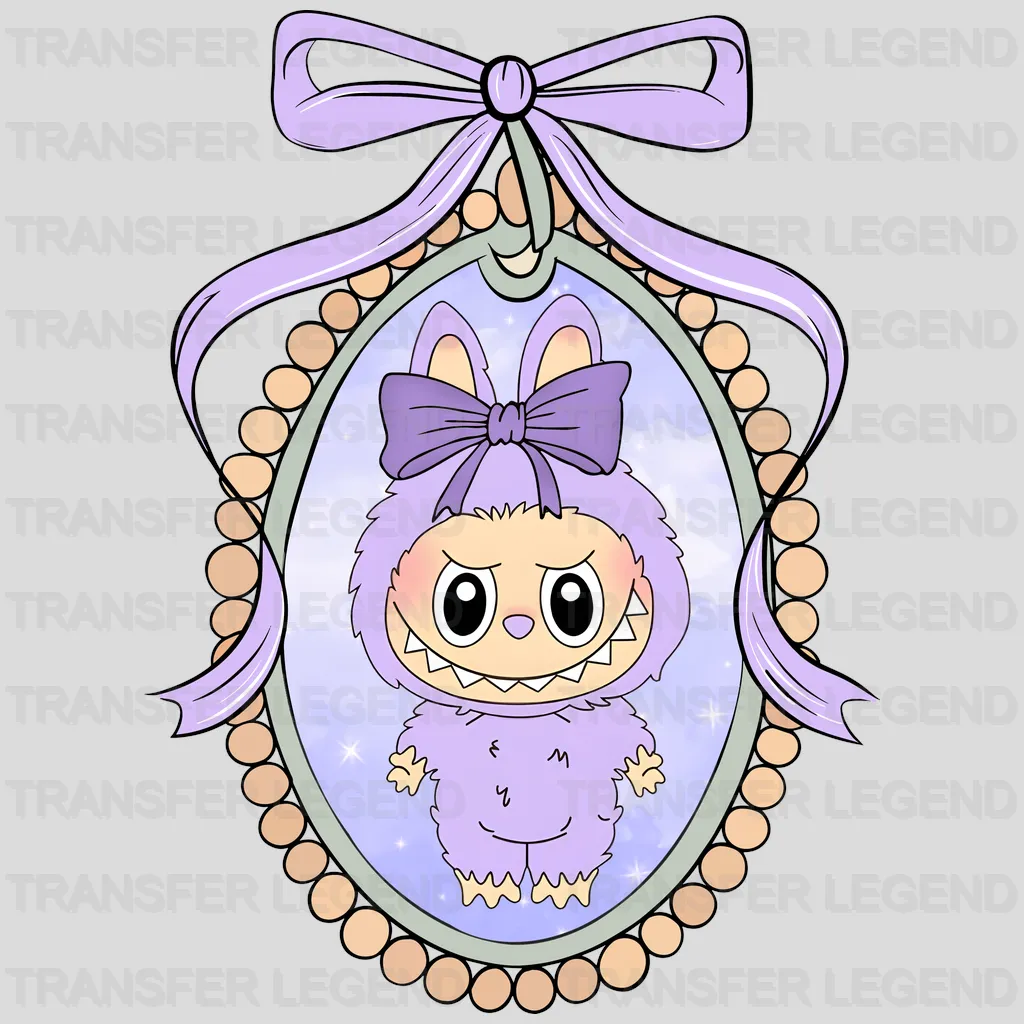 Funny Mirror Labubu Design - DTF Heat Transfers