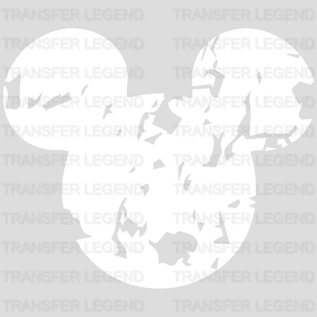 Mouse Head Design - DTF heat transfer - transferlegend